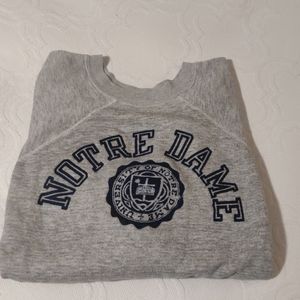 Vintage Notre Dame sweatshirt.